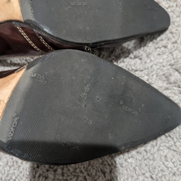 Isaac mizrahi heels size 8.5 brown leather pumps - Picture 6 of 10